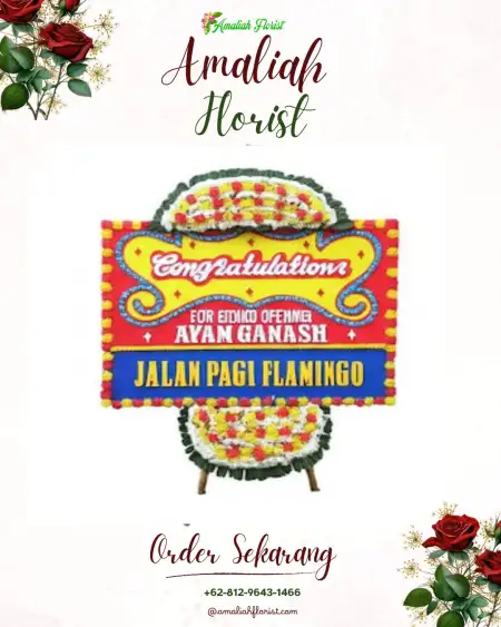 Sewa Papan Bunga Belani